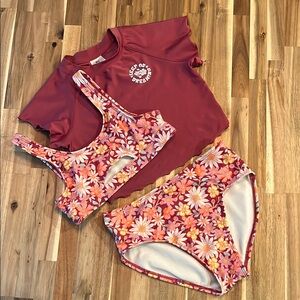 Art Class girls 3 piece Swimsuit